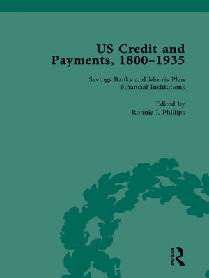 cover image of US Credit and Payments, 1800–1935, Part I Vol 3